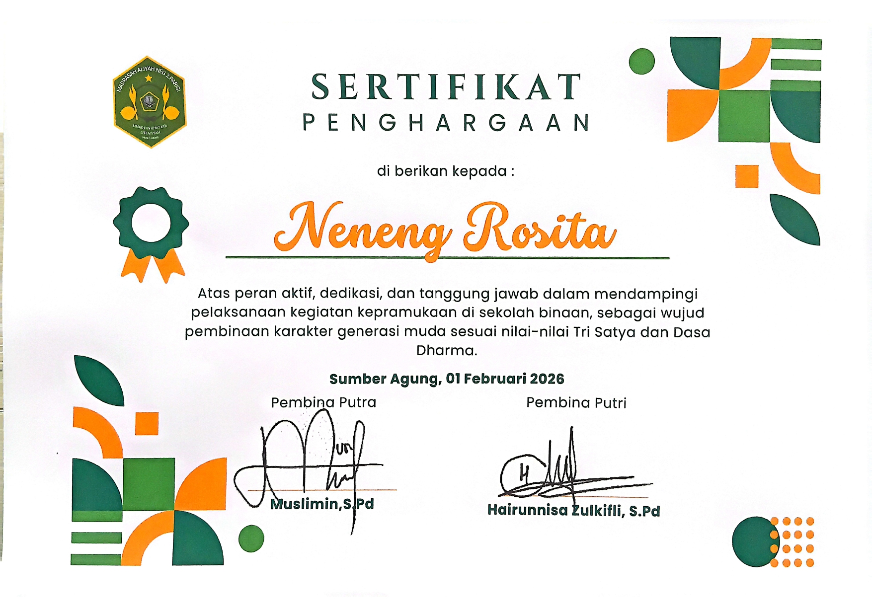 MENDAMPINGI SEKOLAH BINAAN