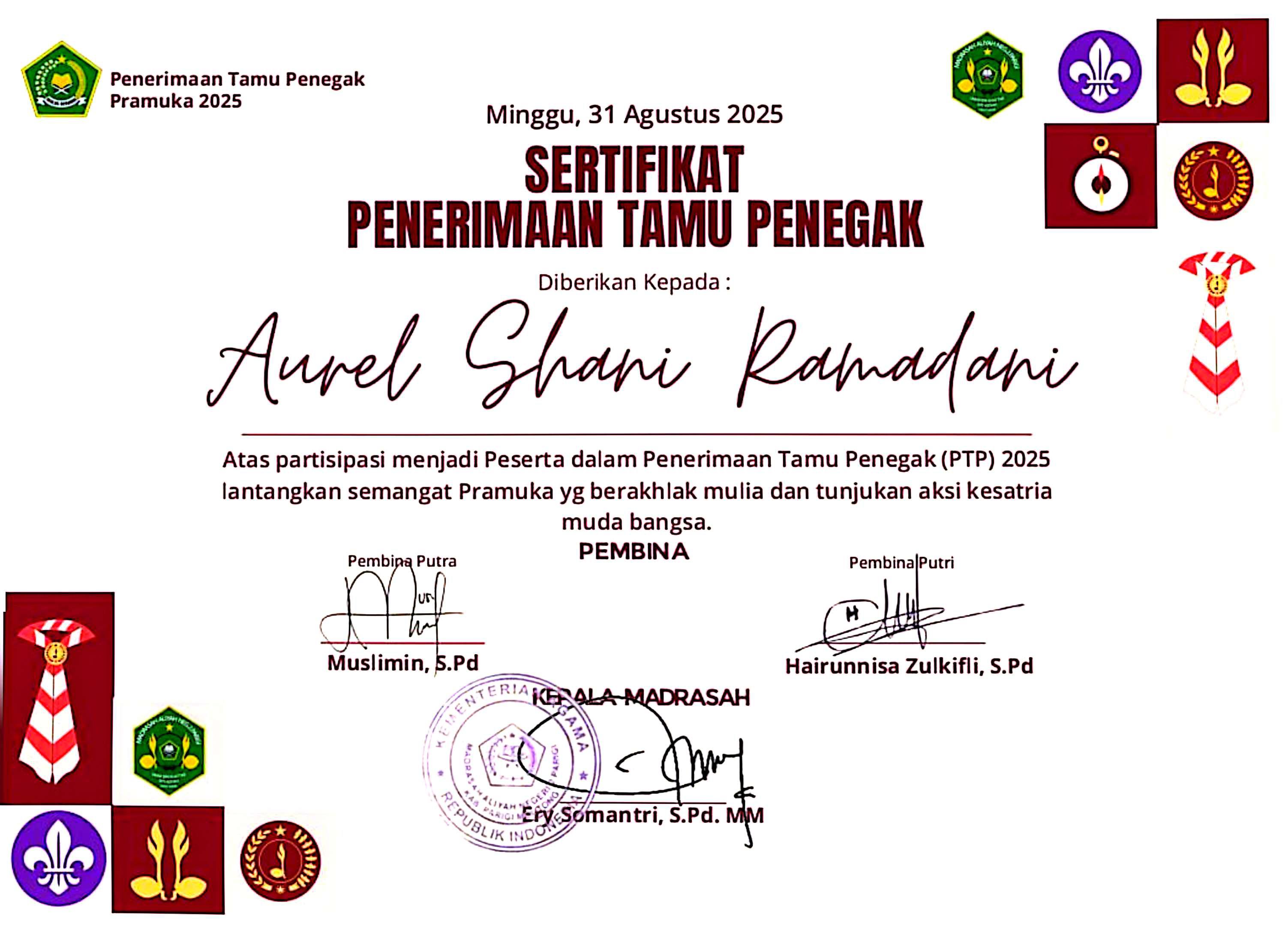 PENERIMAAN TAMU PENEGAK