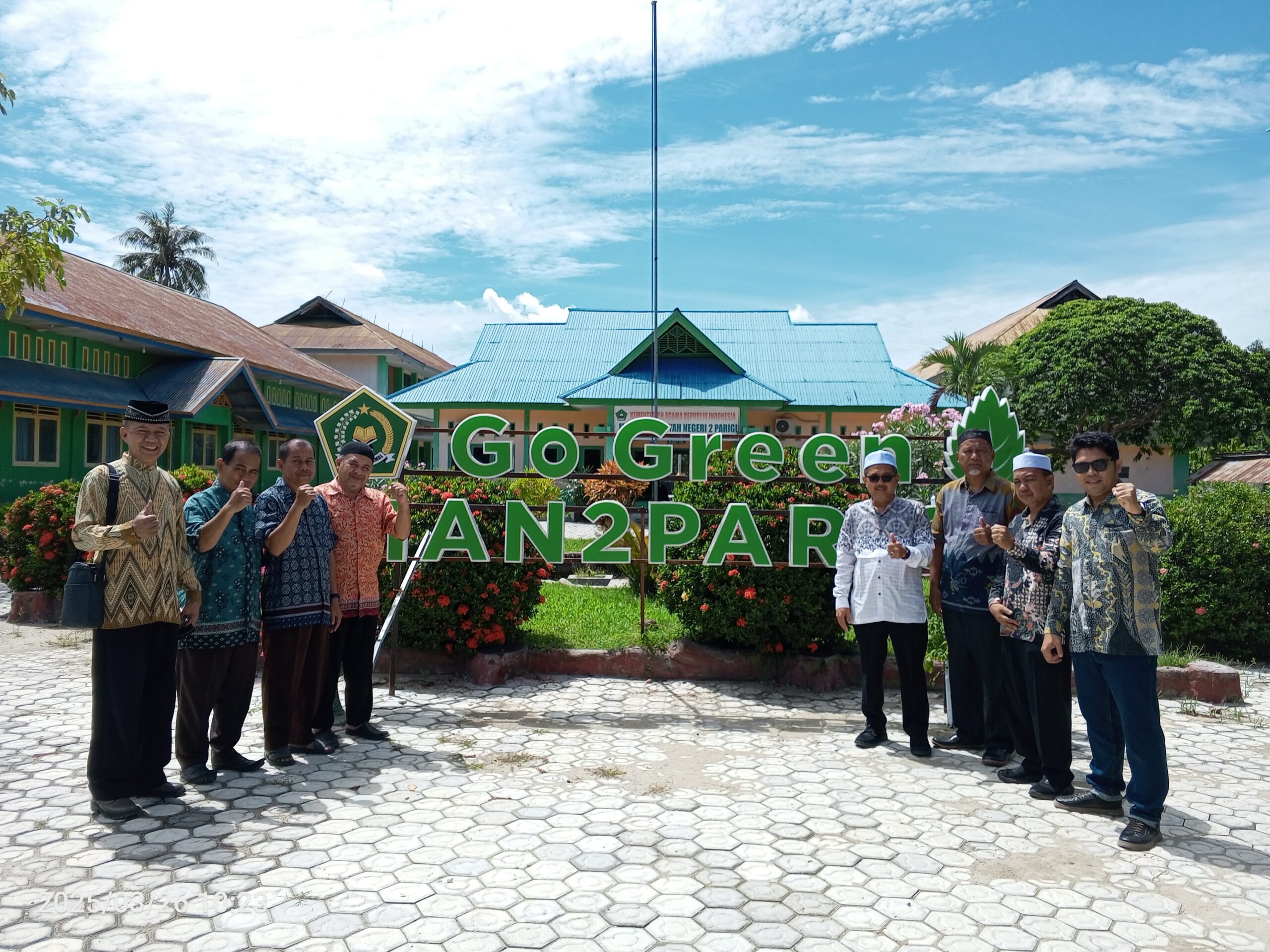 Kunjungan Kepala Bidang Pendidikan Madrasah Kanwil Kemenag Sulteng di MAN 2 Parigi