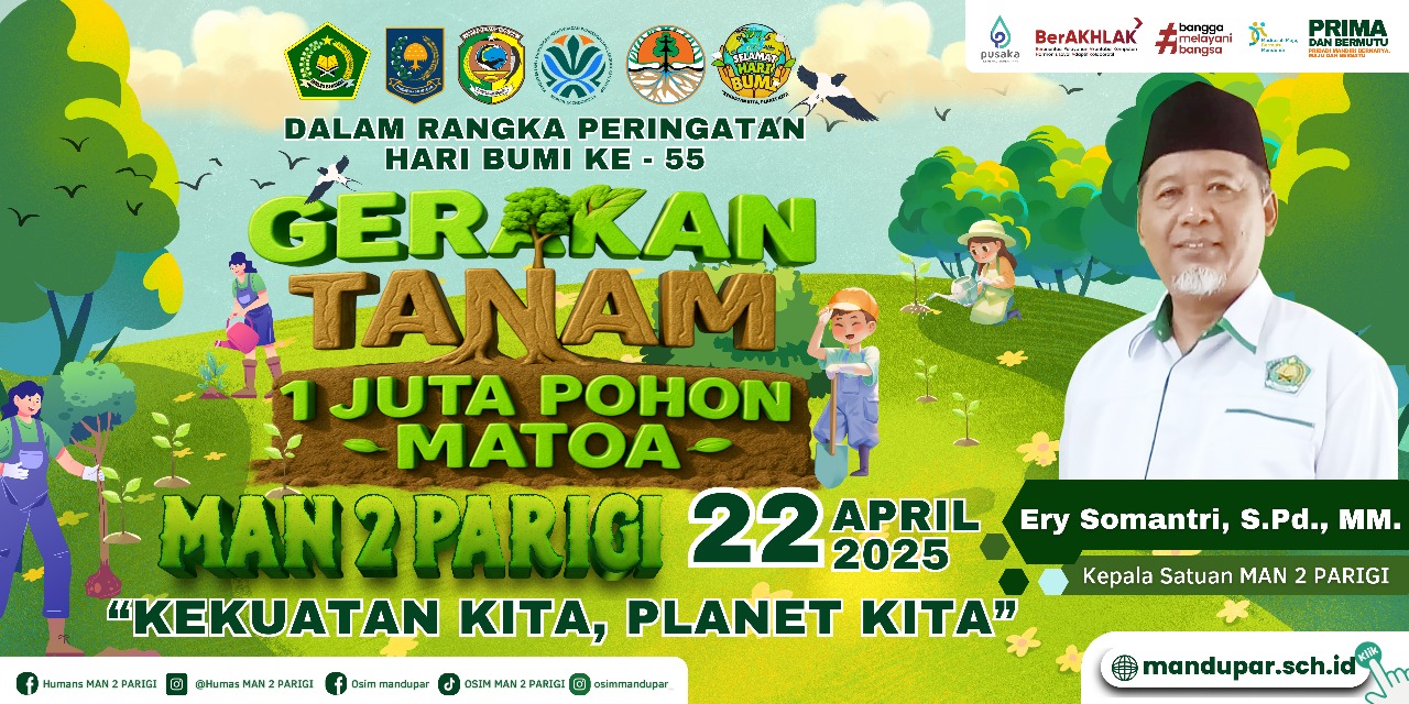 
 Tanam Pohon Matoa Massal dalam Aksi Serentak Nasional Bertema "Kekuatan Kita, Planet Kita" 
