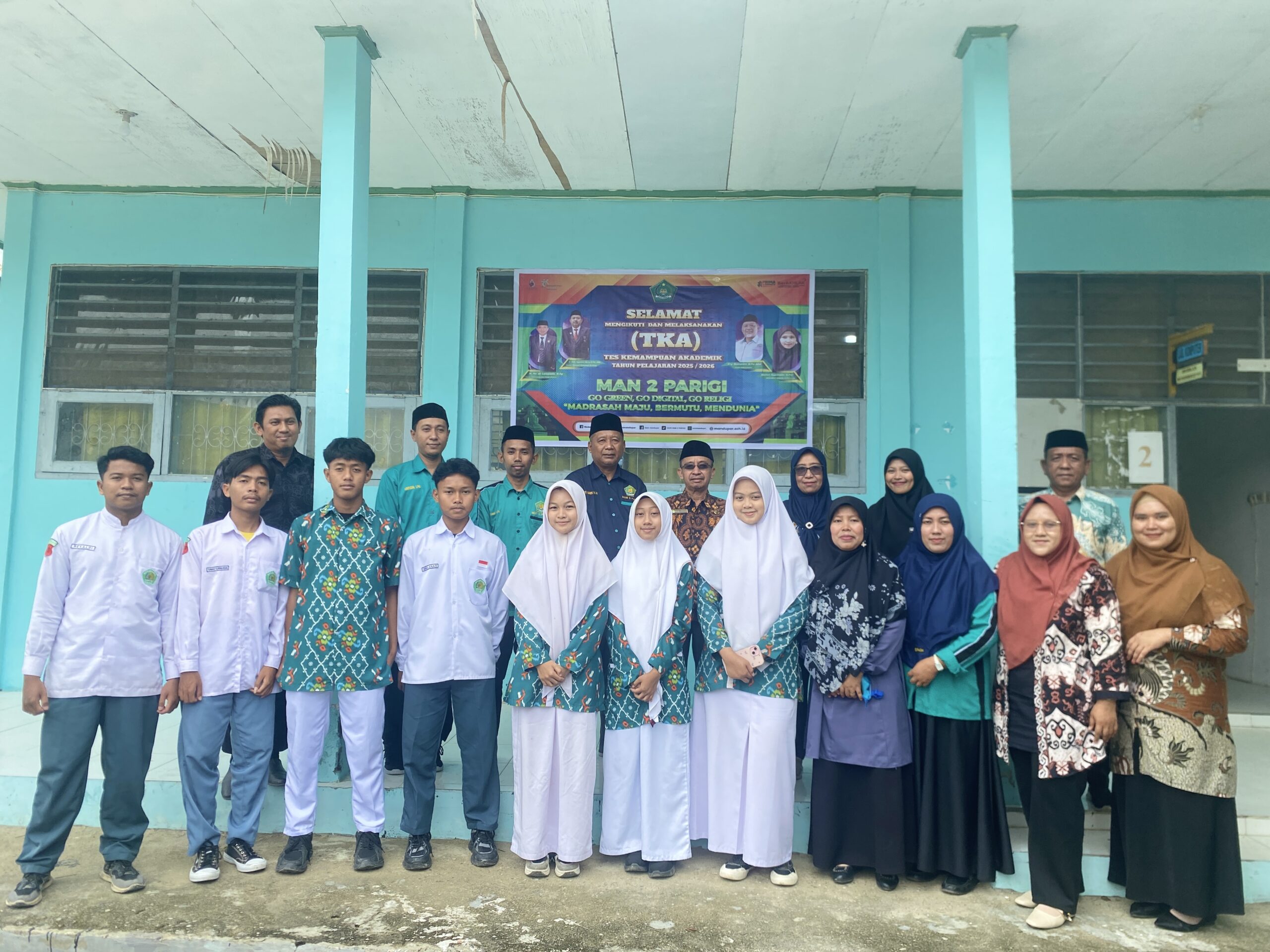 Kepala Kankemenag Parigi Moutong Monitoring Persiapan Pelaksanaan TKA Kelas XII di MAN 2 Parigi