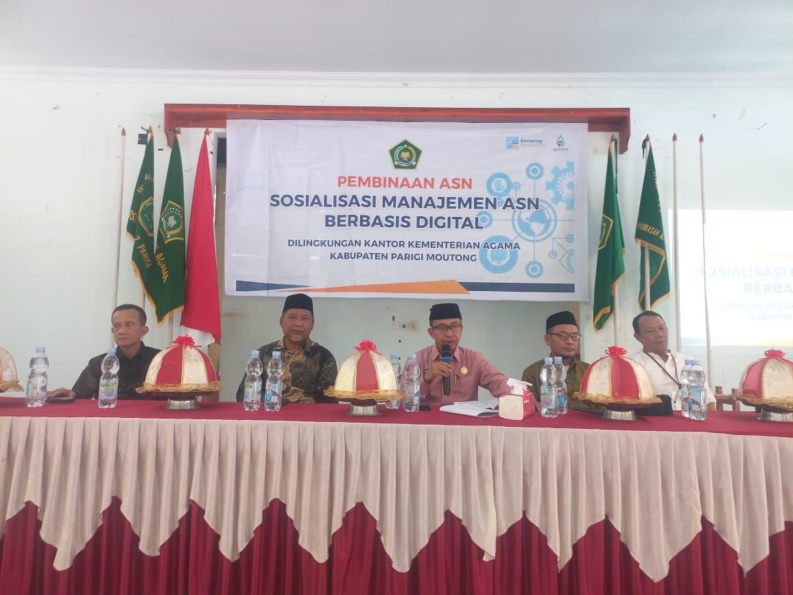 Kepala Kankemenag Parimo Berikan Arahan pada Pembinaan ASN dan Sosialisasi Manajemen ASN Berbasis Digital di Zona 2