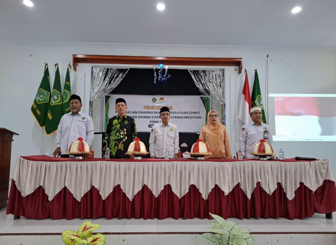MAN 2 Parigi Jadi Tuan Rumah Pengukuhan DWP dan Pembinaan ASN Zona IV Kemenag Parigi Moutong