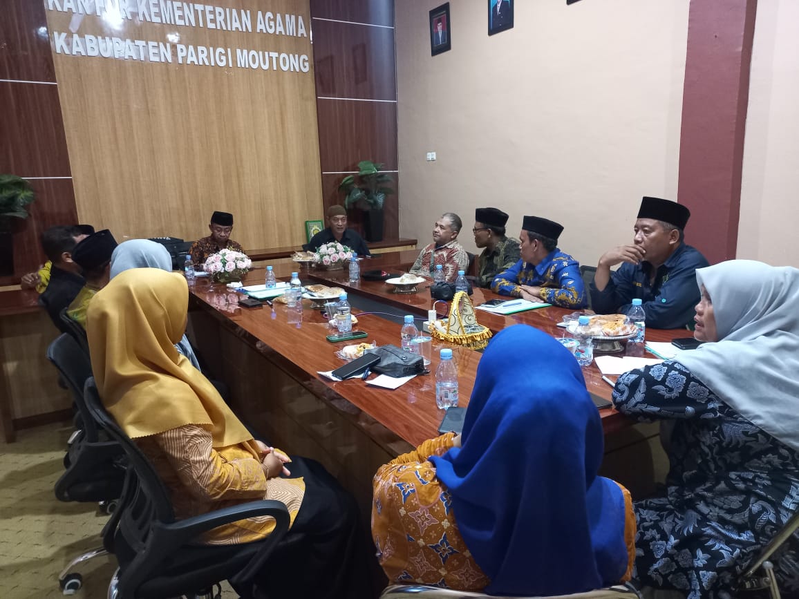 Rakor Pendidikan Kemenag Parigi Moutong: Dari ANBK, Penetapan Tuan Rumah HAB, hingga Usulan Seragam Gratis